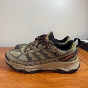 Merrell Speed Eco Shoe Mens Herb/Coyote Jacquard Hiking J036995 Outdoor Hike M10